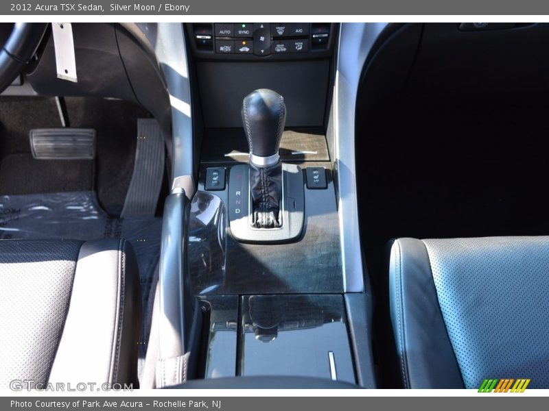 Silver Moon / Ebony 2012 Acura TSX Sedan