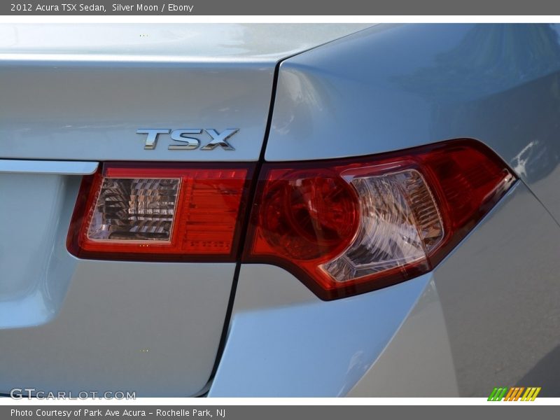 Silver Moon / Ebony 2012 Acura TSX Sedan