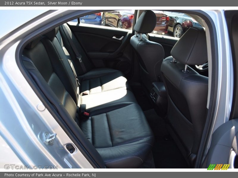Silver Moon / Ebony 2012 Acura TSX Sedan