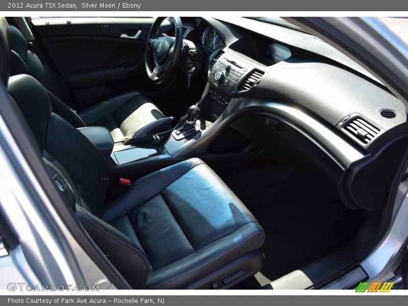 Silver Moon / Ebony 2012 Acura TSX Sedan