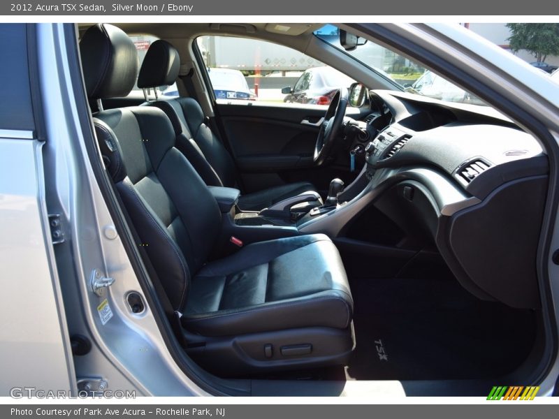 Silver Moon / Ebony 2012 Acura TSX Sedan