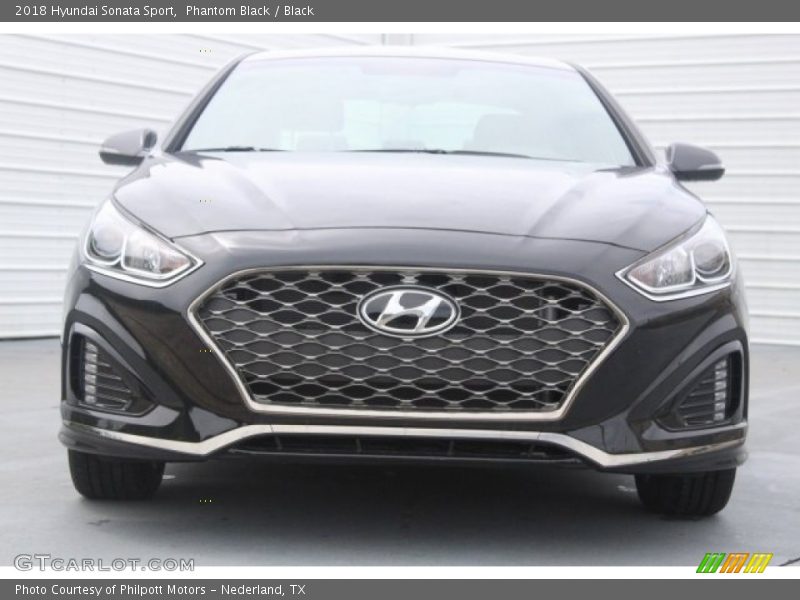 Phantom Black / Black 2018 Hyundai Sonata Sport