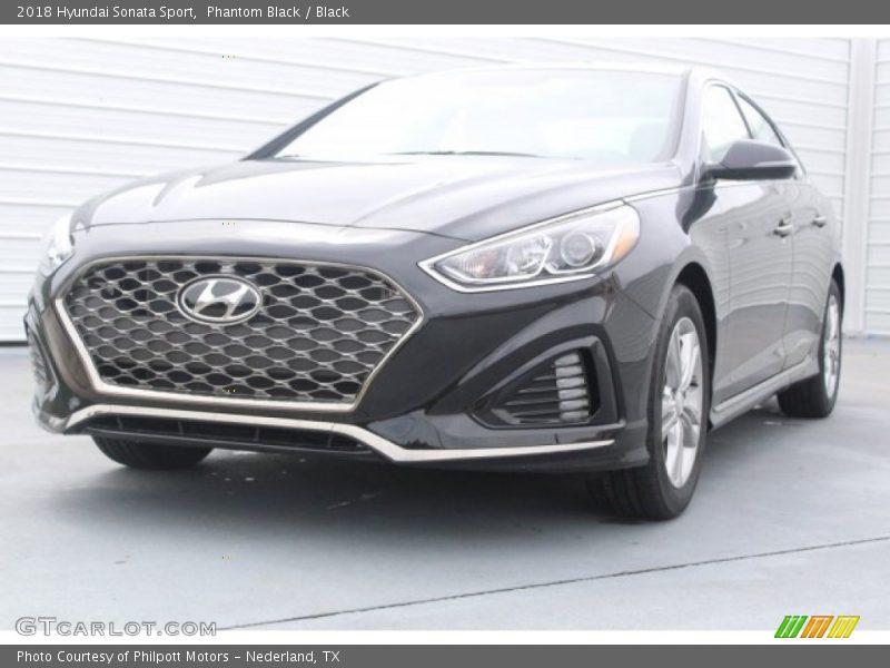 Phantom Black / Black 2018 Hyundai Sonata Sport