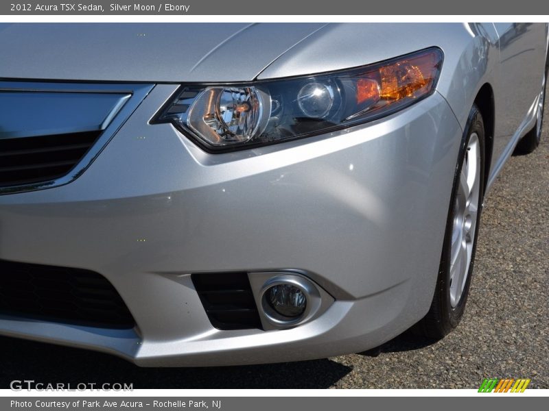 Silver Moon / Ebony 2012 Acura TSX Sedan
