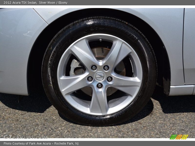Silver Moon / Ebony 2012 Acura TSX Sedan