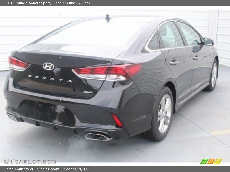 Phantom Black / Black 2018 Hyundai Sonata Sport