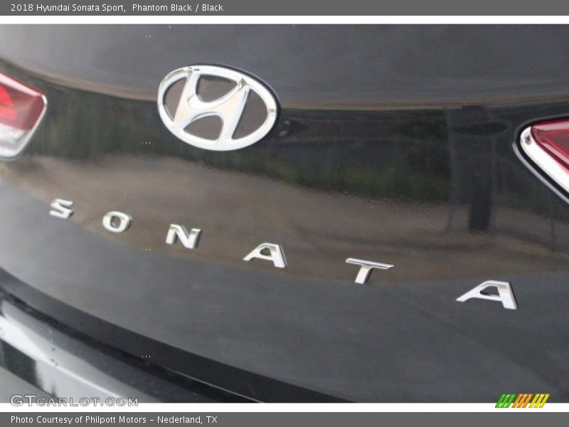 Phantom Black / Black 2018 Hyundai Sonata Sport
