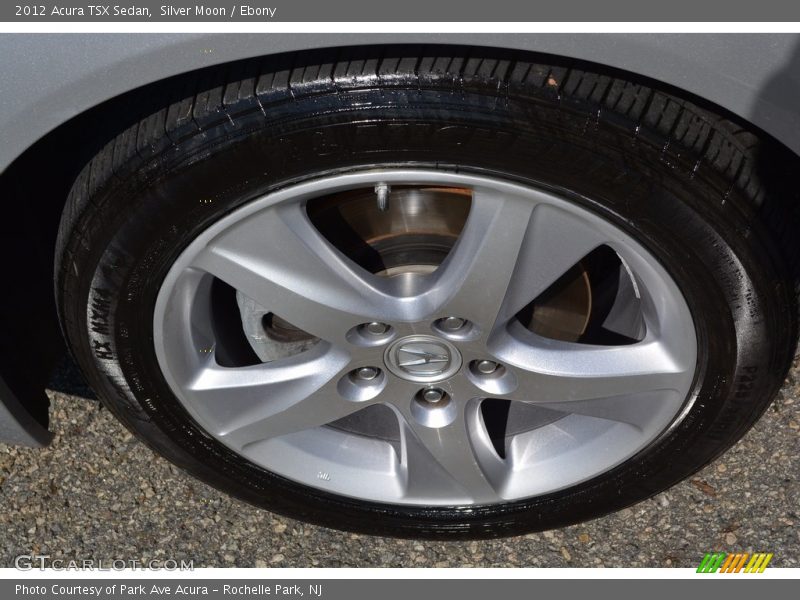 Silver Moon / Ebony 2012 Acura TSX Sedan