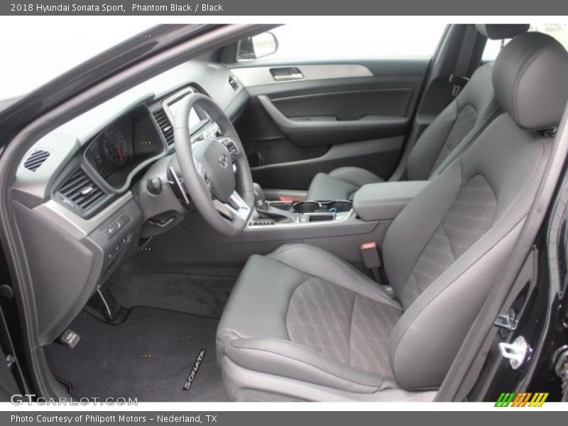 Phantom Black / Black 2018 Hyundai Sonata Sport