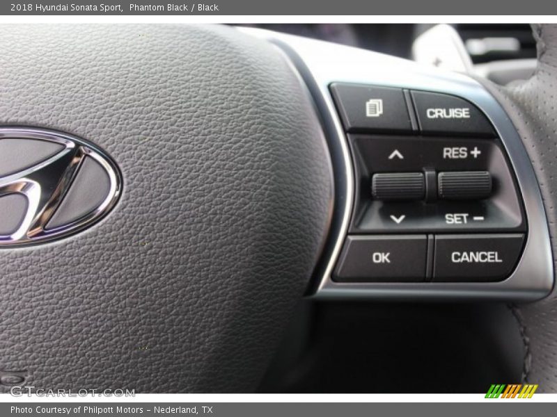 Phantom Black / Black 2018 Hyundai Sonata Sport