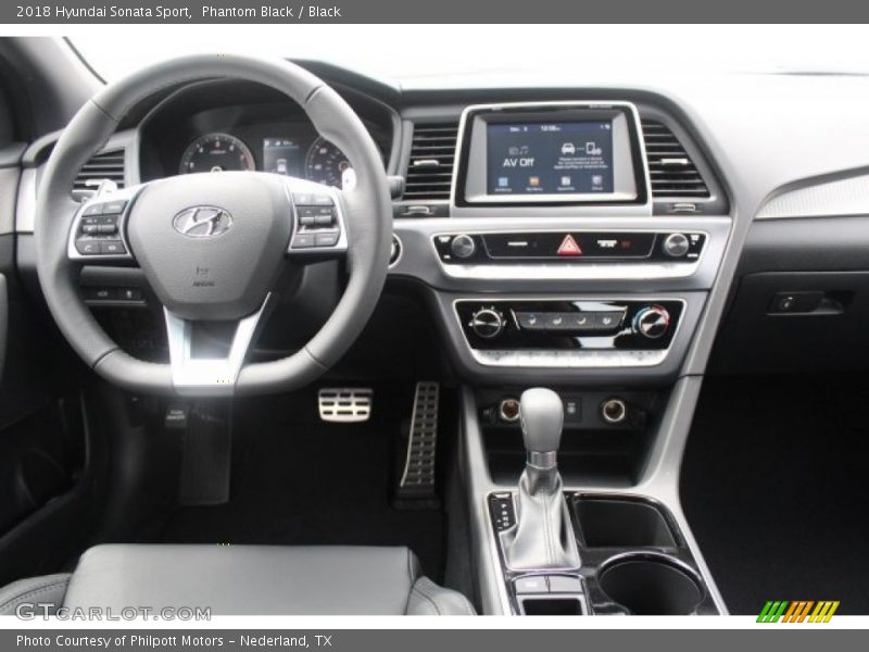 Phantom Black / Black 2018 Hyundai Sonata Sport