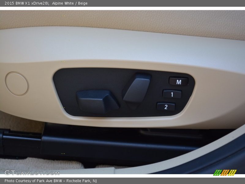 Alpine White / Beige 2015 BMW X1 xDrive28i