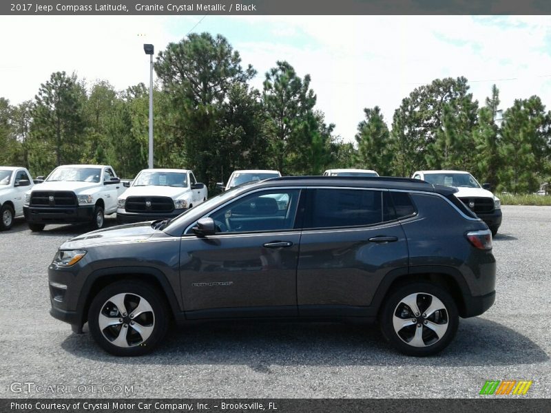 Granite Crystal Metallic / Black 2017 Jeep Compass Latitude