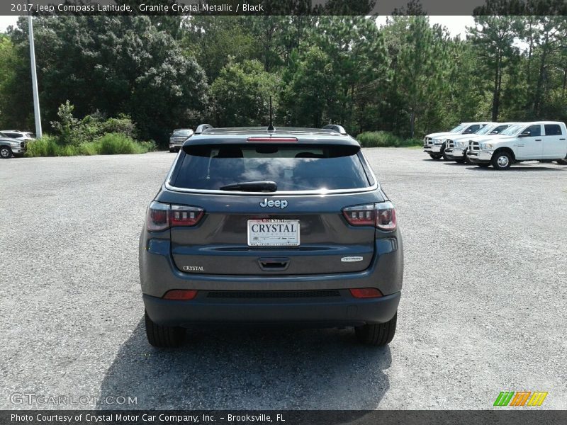 Granite Crystal Metallic / Black 2017 Jeep Compass Latitude