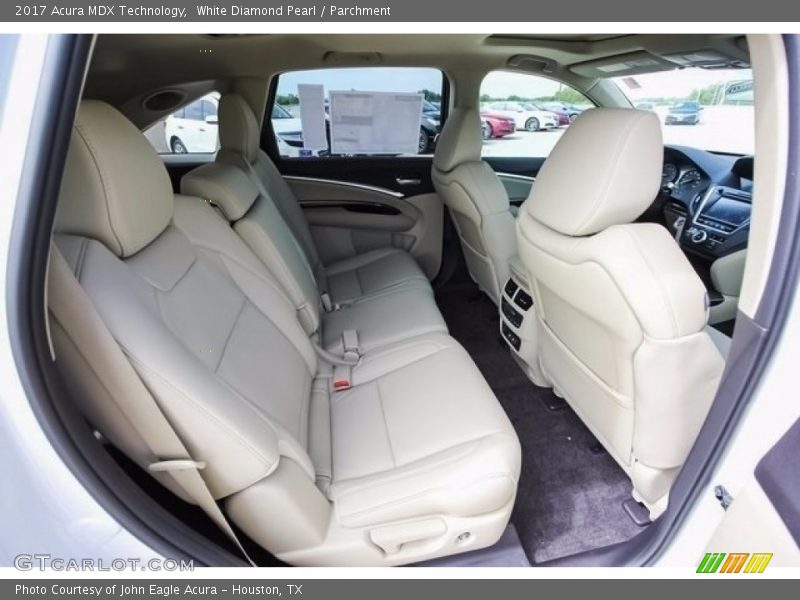 White Diamond Pearl / Parchment 2017 Acura MDX Technology