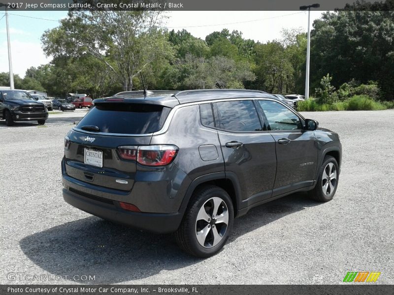 Granite Crystal Metallic / Black 2017 Jeep Compass Latitude