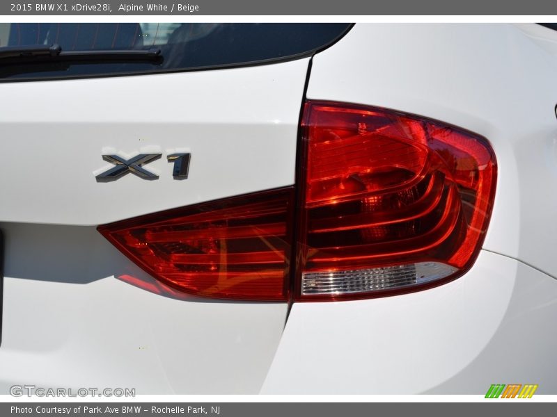 Alpine White / Beige 2015 BMW X1 xDrive28i