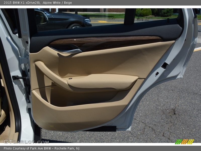 Alpine White / Beige 2015 BMW X1 xDrive28i