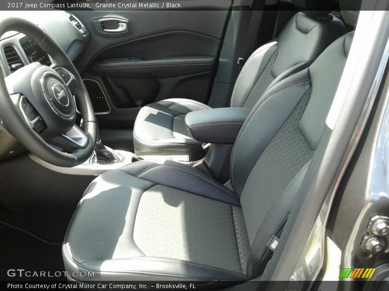 Granite Crystal Metallic / Black 2017 Jeep Compass Latitude