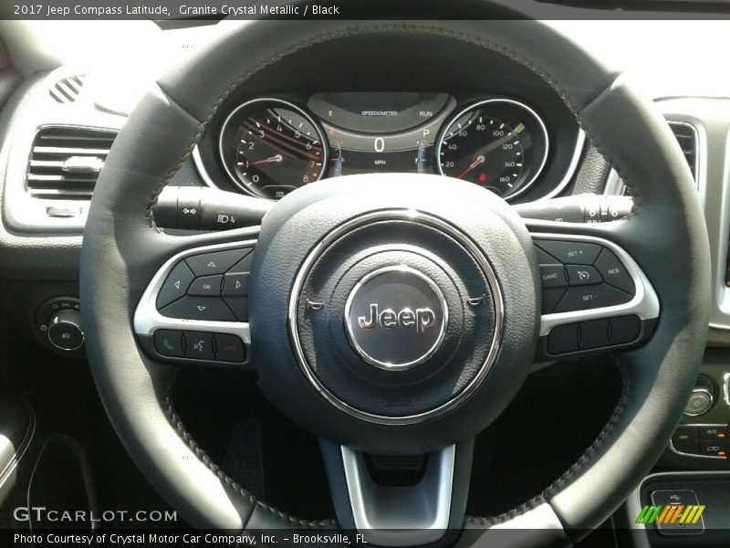 Granite Crystal Metallic / Black 2017 Jeep Compass Latitude