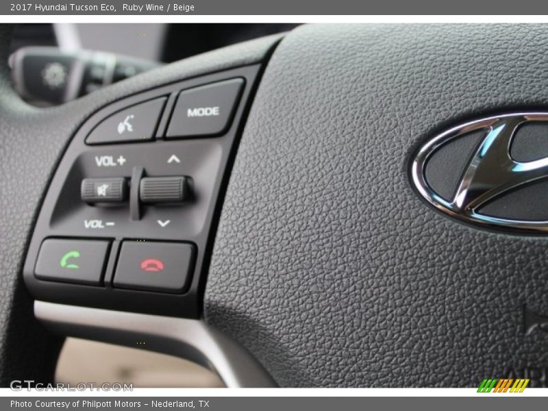 Ruby Wine / Beige 2017 Hyundai Tucson Eco