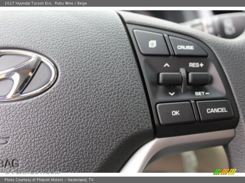 Ruby Wine / Beige 2017 Hyundai Tucson Eco