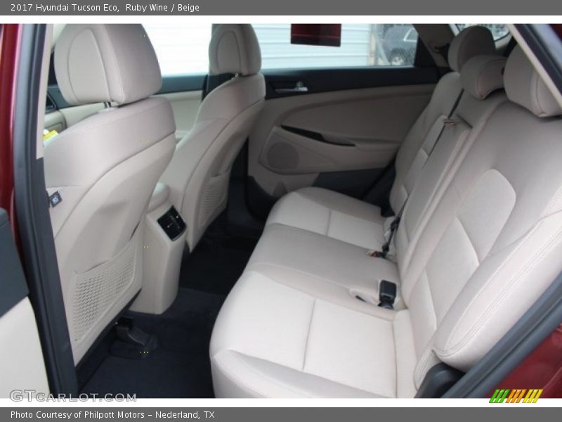 Ruby Wine / Beige 2017 Hyundai Tucson Eco