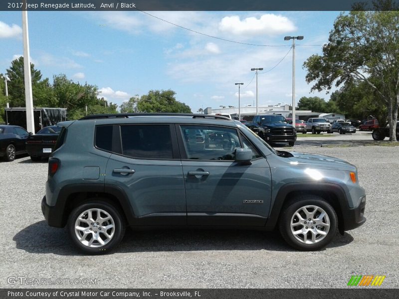 Anvil / Black 2017 Jeep Renegade Latitude