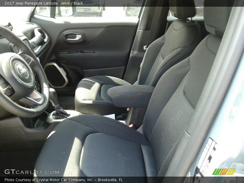 Anvil / Black 2017 Jeep Renegade Latitude