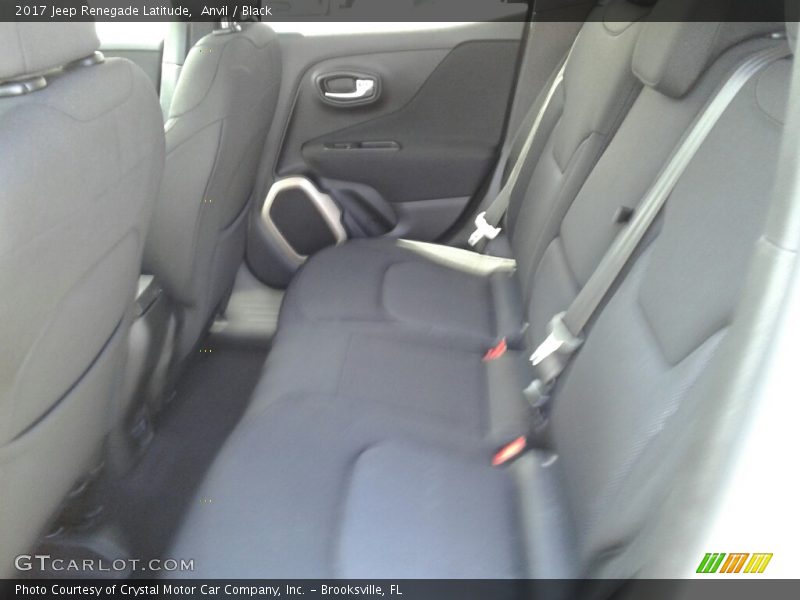 Anvil / Black 2017 Jeep Renegade Latitude