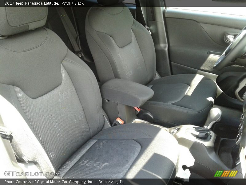 Anvil / Black 2017 Jeep Renegade Latitude
