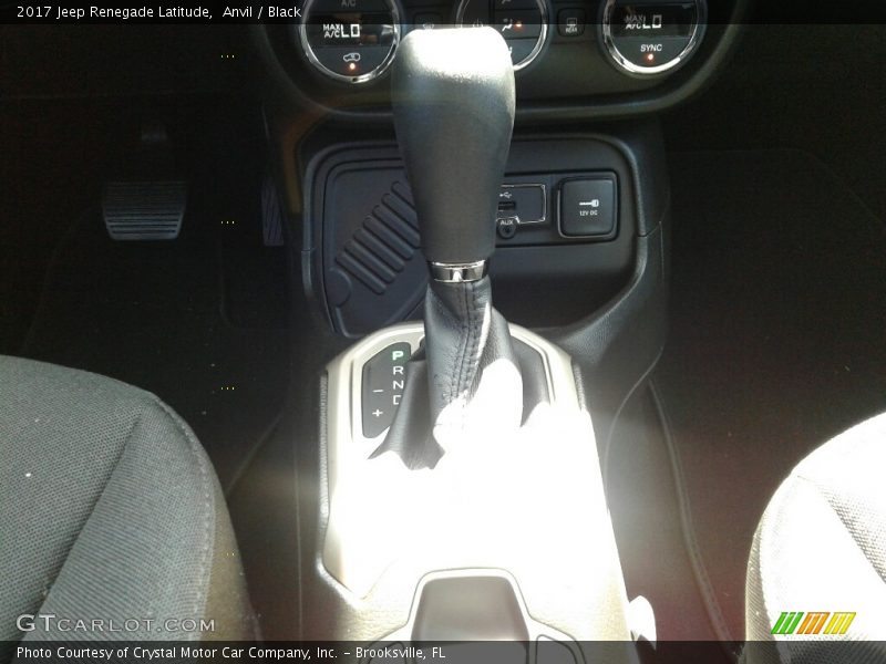 Anvil / Black 2017 Jeep Renegade Latitude