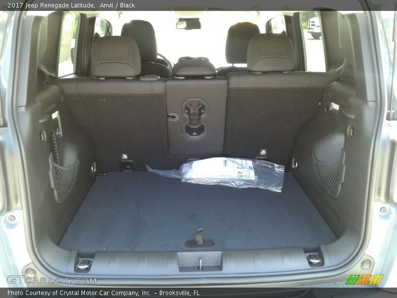 Anvil / Black 2017 Jeep Renegade Latitude
