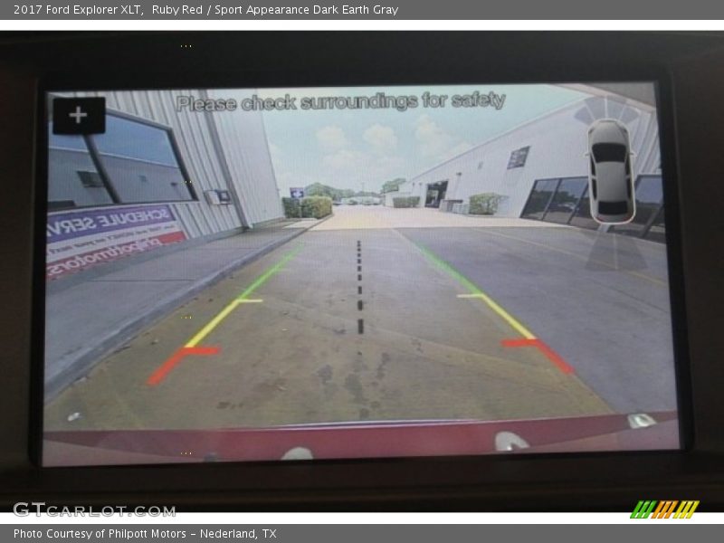 Ruby Red / Sport Appearance Dark Earth Gray 2017 Ford Explorer XLT