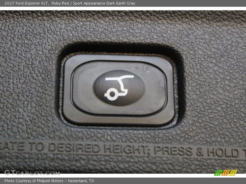Ruby Red / Sport Appearance Dark Earth Gray 2017 Ford Explorer XLT