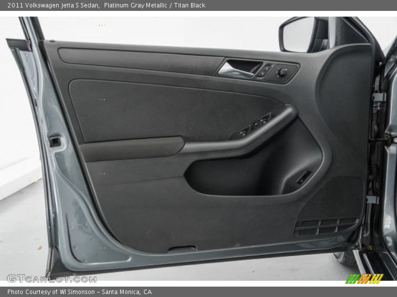 Platinum Gray Metallic / Titan Black 2011 Volkswagen Jetta S Sedan