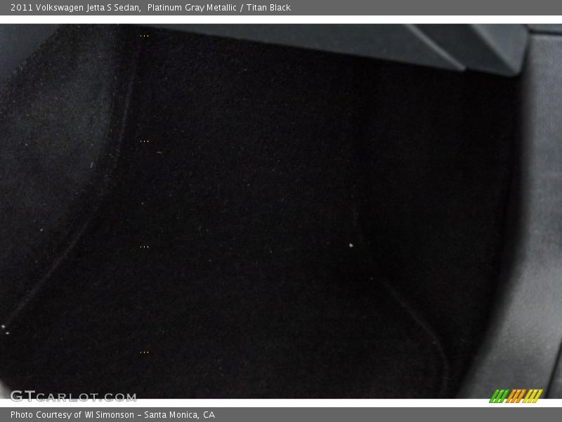 Platinum Gray Metallic / Titan Black 2011 Volkswagen Jetta S Sedan