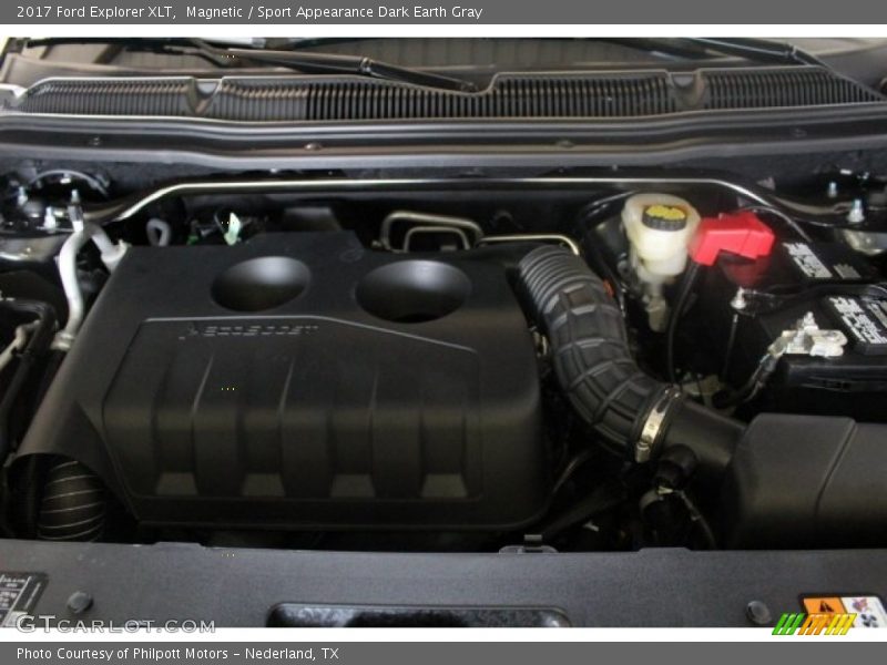 Magnetic / Sport Appearance Dark Earth Gray 2017 Ford Explorer XLT