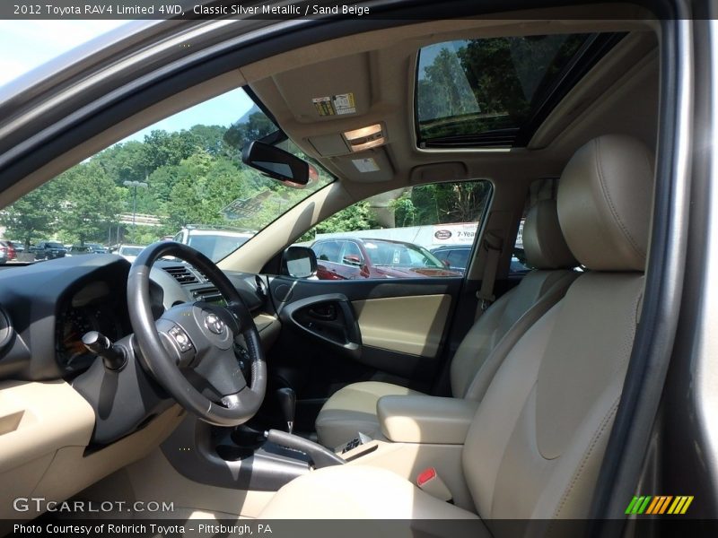 Classic Silver Metallic / Sand Beige 2012 Toyota RAV4 Limited 4WD