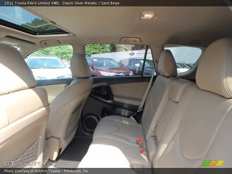 Classic Silver Metallic / Sand Beige 2012 Toyota RAV4 Limited 4WD