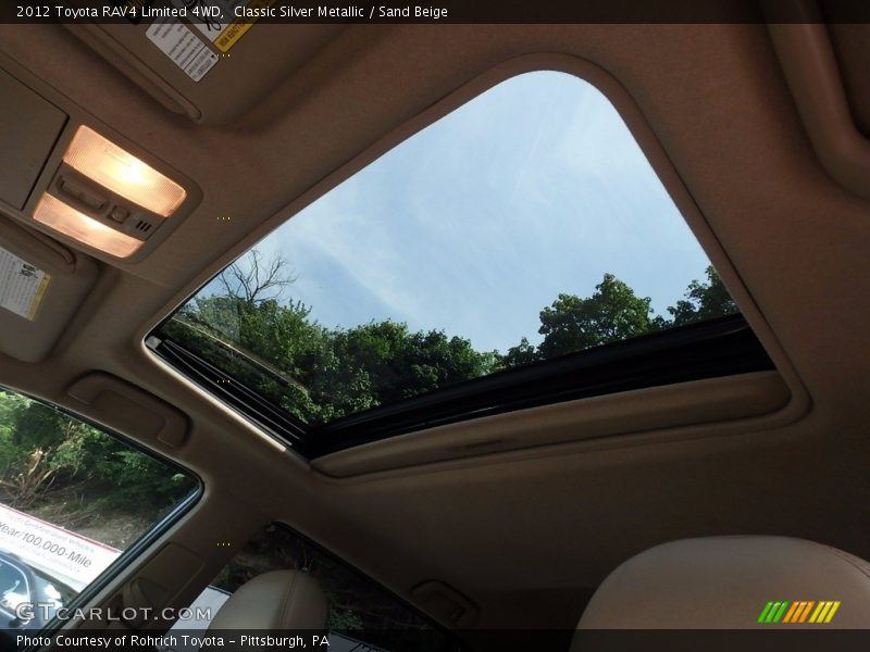 Classic Silver Metallic / Sand Beige 2012 Toyota RAV4 Limited 4WD