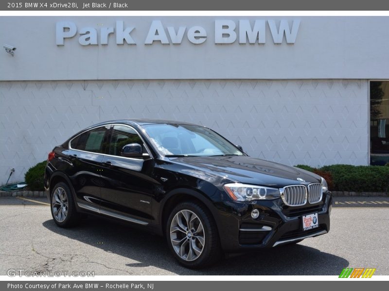 Jet Black / Black 2015 BMW X4 xDrive28i
