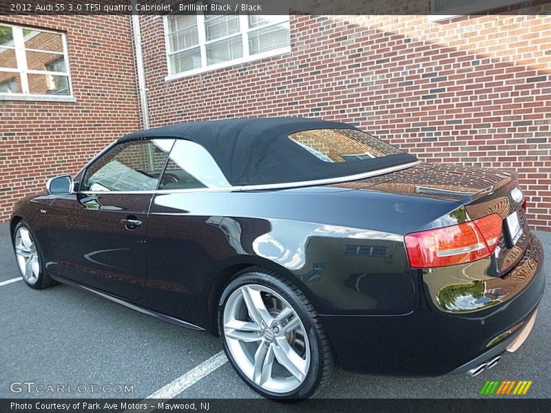 Brilliant Black / Black 2012 Audi S5 3.0 TFSI quattro Cabriolet