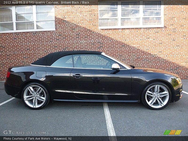 Brilliant Black / Black 2012 Audi S5 3.0 TFSI quattro Cabriolet