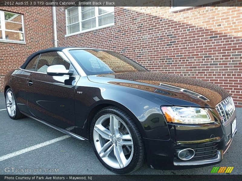 Brilliant Black / Black 2012 Audi S5 3.0 TFSI quattro Cabriolet