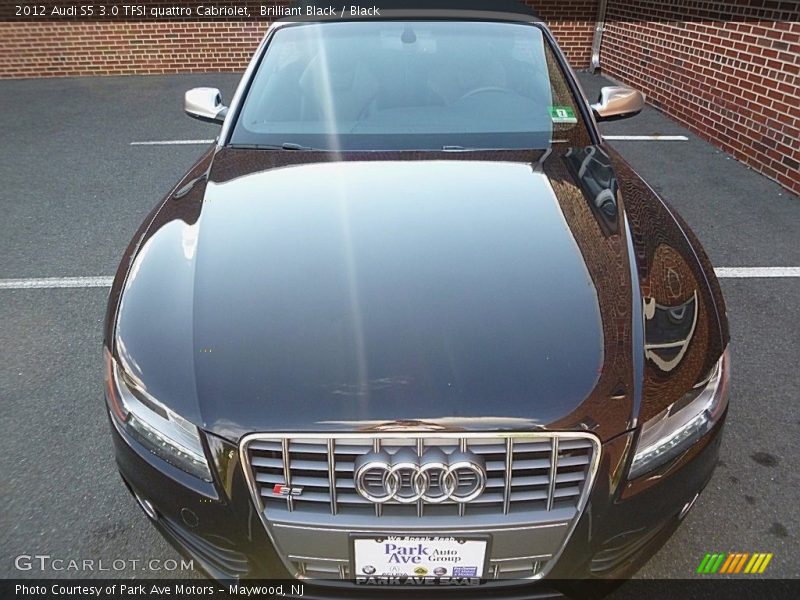 Brilliant Black / Black 2012 Audi S5 3.0 TFSI quattro Cabriolet