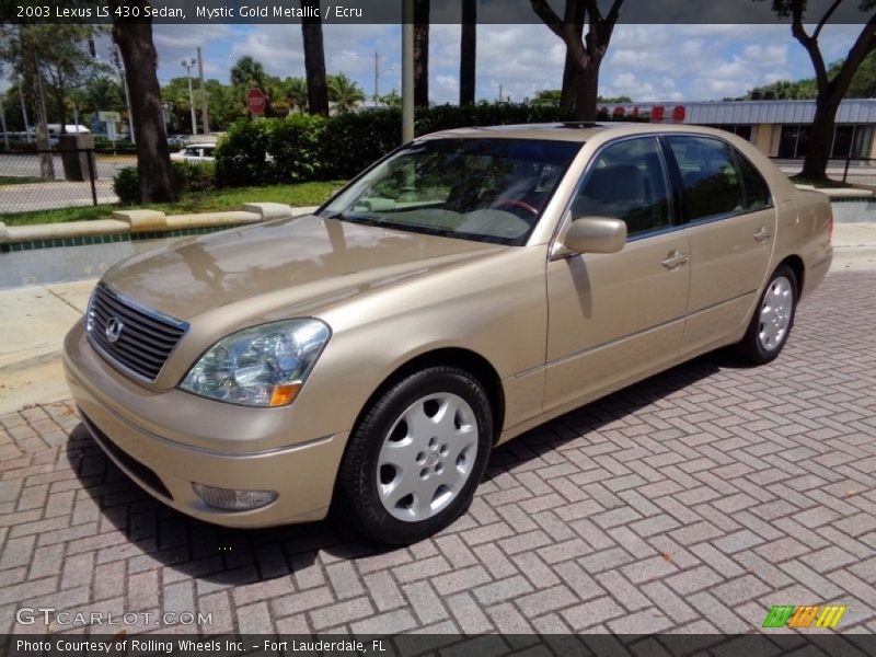 Mystic Gold Metallic / Ecru 2003 Lexus LS 430 Sedan