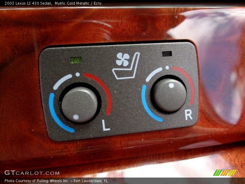 Mystic Gold Metallic / Ecru 2003 Lexus LS 430 Sedan
