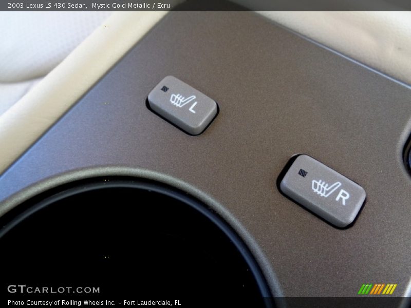 Mystic Gold Metallic / Ecru 2003 Lexus LS 430 Sedan