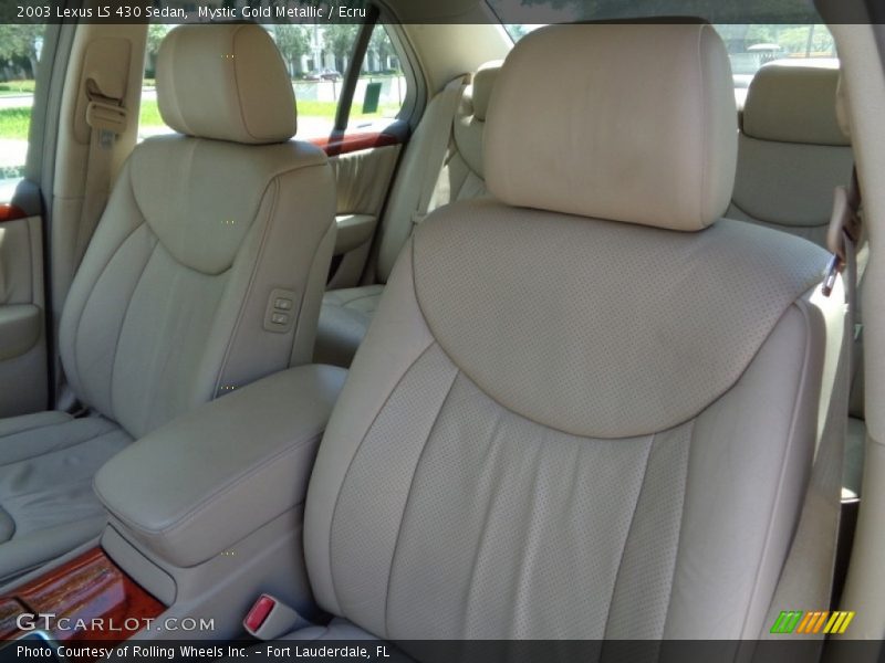 Mystic Gold Metallic / Ecru 2003 Lexus LS 430 Sedan